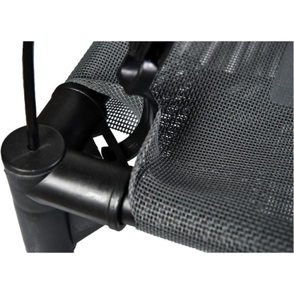 Outdoor Portable Grey Pet Dog Bed With Awning | Travel Dog Cot