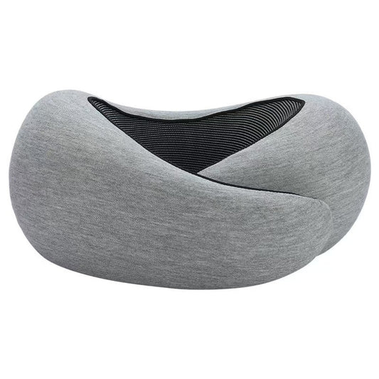 Memory Foam Travel Neck Pillow | U Shape Adjustable Support Comfortably Sleeping On Plane Car Office Noon Break