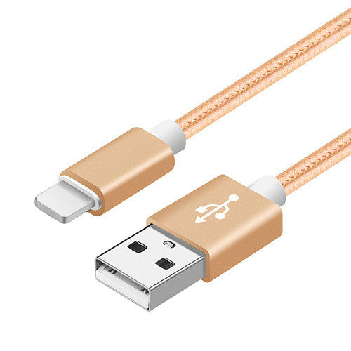 Nylon Braided USB Charging Cable | Travel Phone Charger Cable 1ft, 3ft, 6ft, or 9ft | iPhone or Android