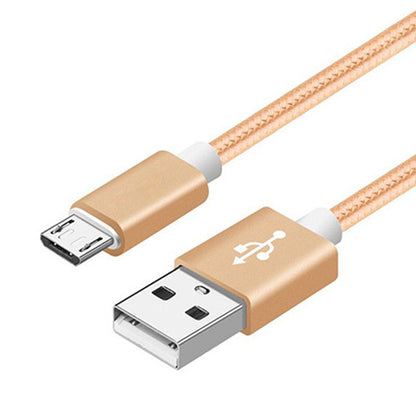 Nylon Braided USB Charging Cable | Travel Phone Charger Cable 1ft, 3ft, 6ft, or 9ft | iPhone or Android