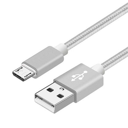 Nylon Braided USB Charging Cable | Travel Phone Charger Cable 1ft, 3ft, 6ft, or 9ft | iPhone or Android