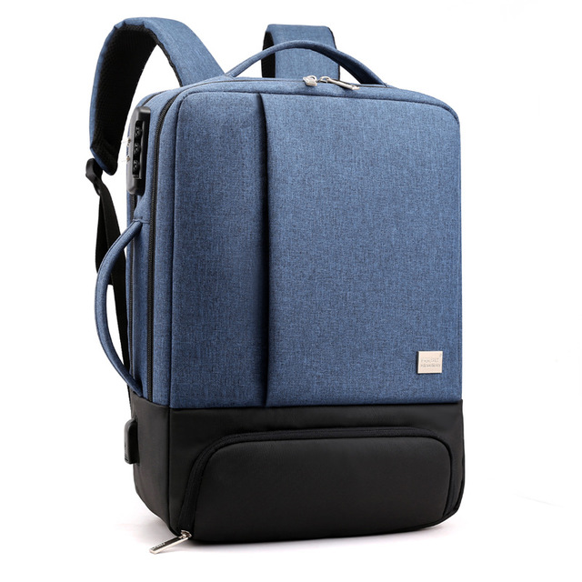 "Navigator" 15.6 inch Laptop Bag | Locking Backpack USB Charge Port