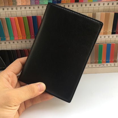 “GlobalGuard” RFID Leather Travel Wallet | RFID Antimagnetic Passport Holder Leather ID Case