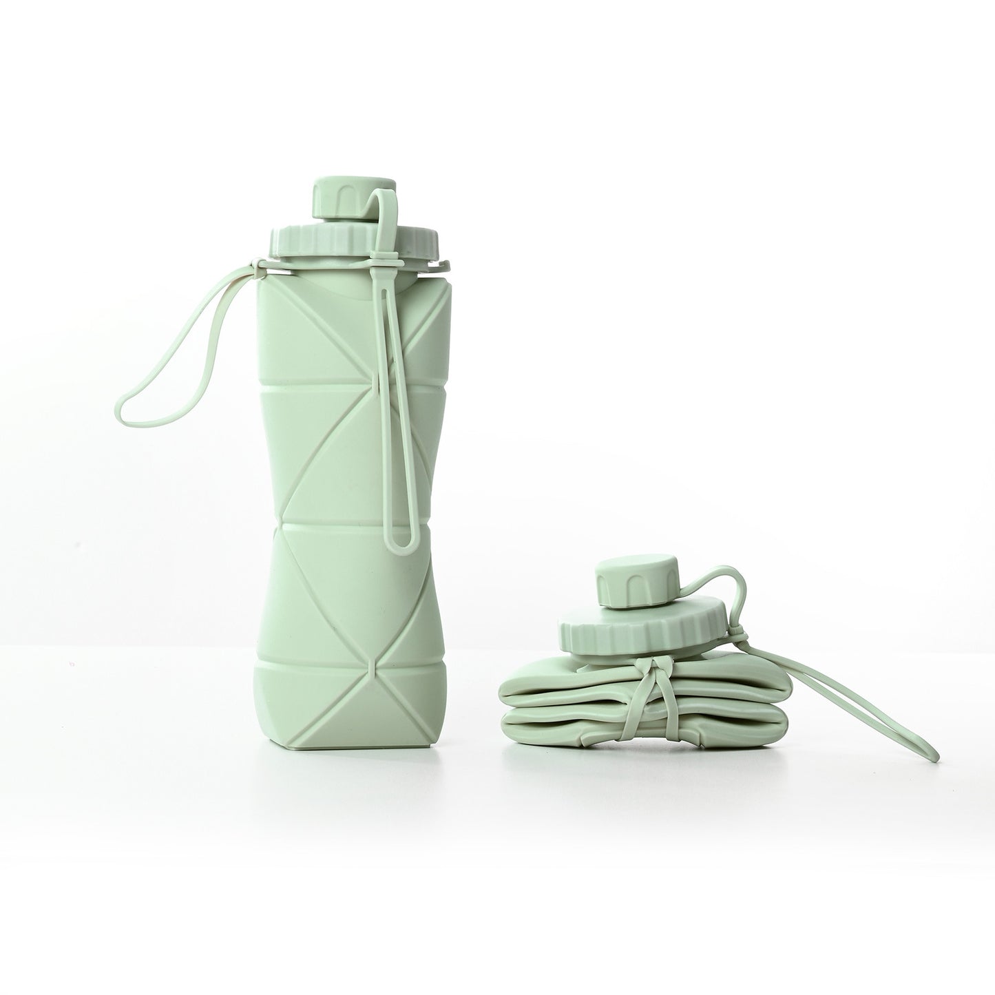 EcoSip 600ml Folding Silicone Water Bottle | Collapsible travel bottle