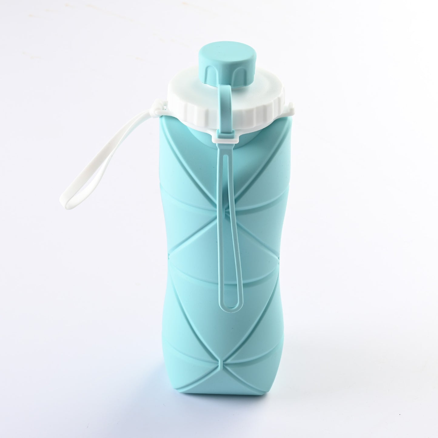 EcoSip 600ml Folding Silicone Water Bottle | Collapsible travel bottle