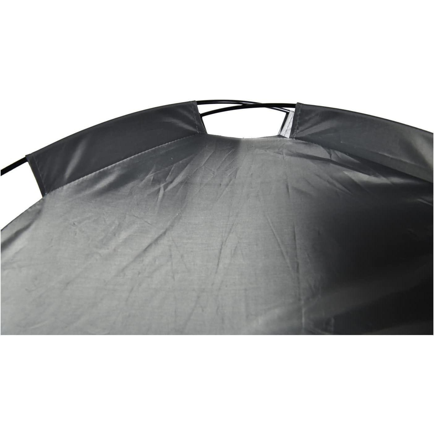 Outdoor Portable Grey Pet Dog Bed With Awning | Travel Dog Cot